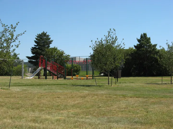 Ground-level photograph of Charlottetown park from the city park map.