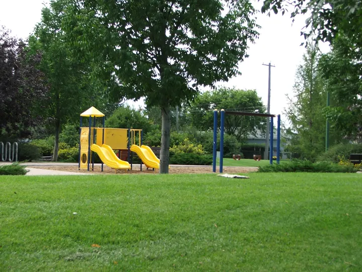 Ground-level photograph of Exhibition Park from the city park map.