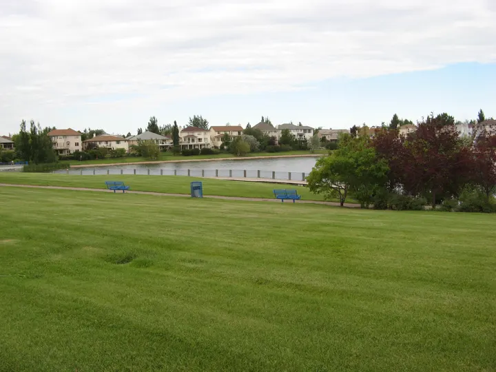 Ground-level photograph of John Avant Park from the city park map.
