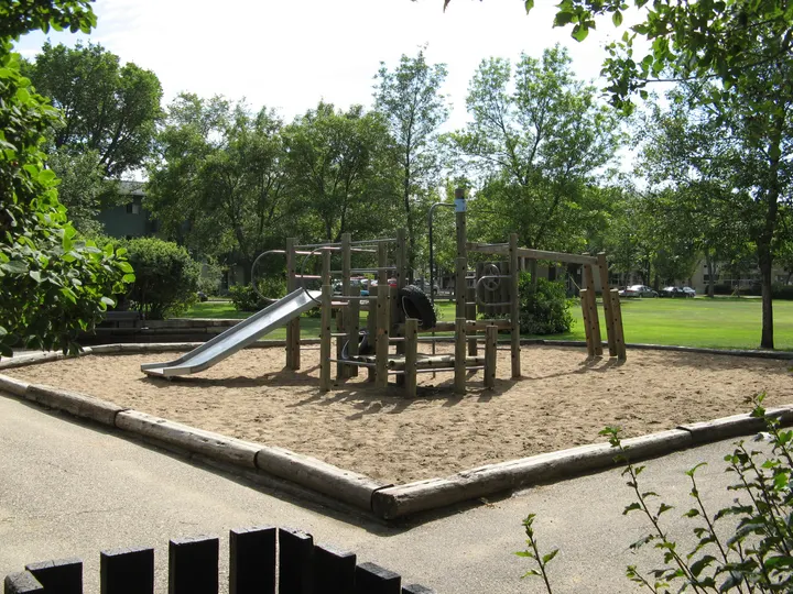 Ground-level photograph of Massey Park from the city park map.